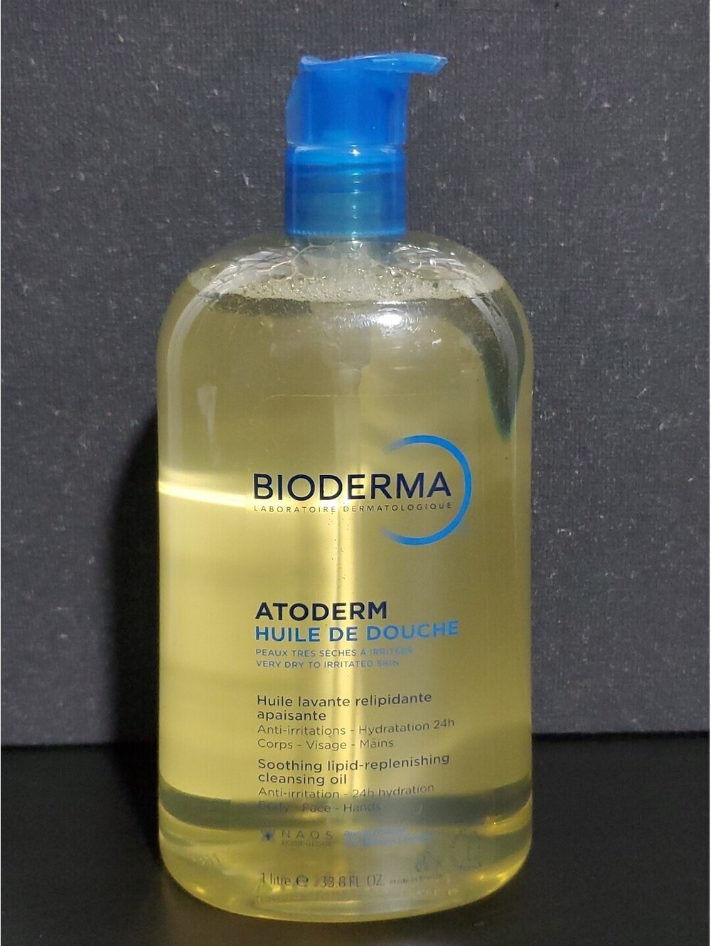 Bioderma Atoderm Soothing Lipid-Replenishing Shower Oil 33.8 fl oz Exp.09/29 NEW